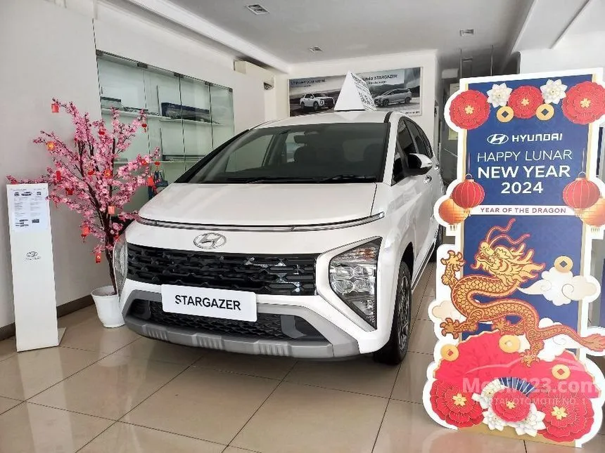 Jual Mobil Hyundai Stargazer 2023 Prime 1.5 di DKI Jakarta Automatic Wagon Putih Rp 279.800.000