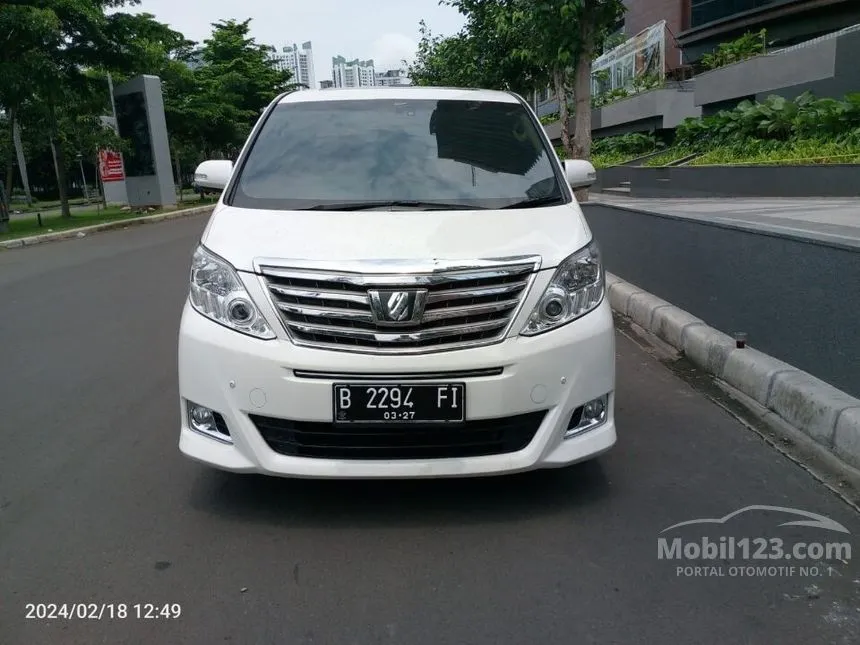 Jual Mobil Toyota Alphard 2015 G 2.4 di DKI Jakarta Automatic MPV Putih Rp 415.000.000