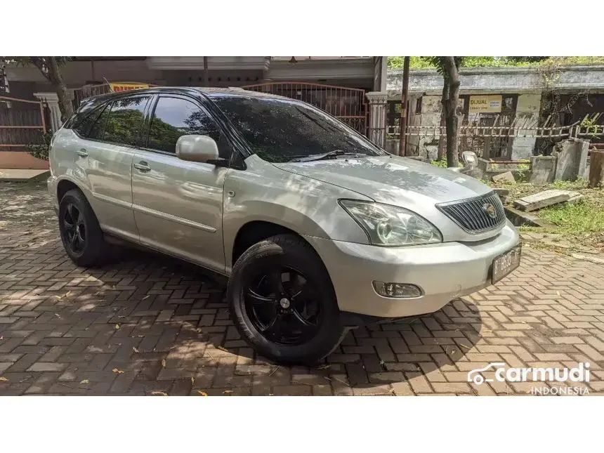 Jual Mobil Toyota Harrier 2004 240G 2.4 di Banten Automatic SUV Silver Rp 90.000.000