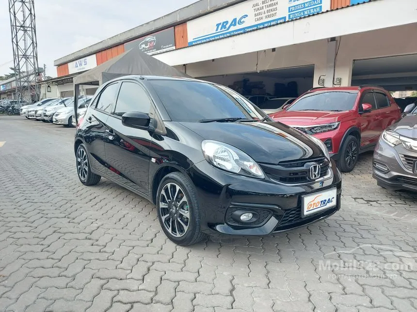 Jual Mobil Honda Brio 2017 Satya E 1.2 di Banten Automatic Hatchback Hitam Rp 120.000.000