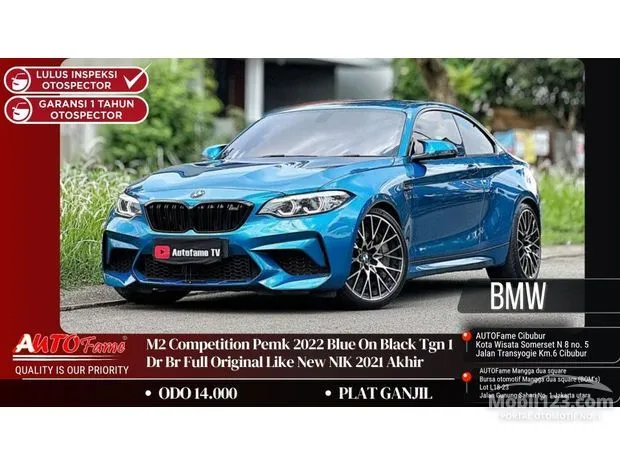 Jual BMW M M2 Bekas di Indonesia Harga Murah, Kondisi Terbaik | Mobil123