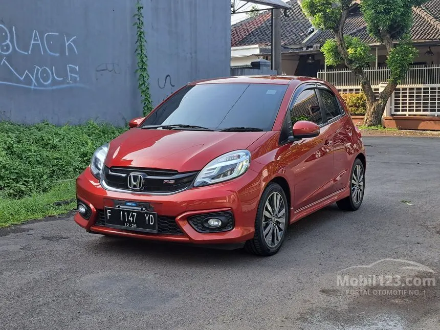 Jual Mobil Honda Brio 2016 RS 1.2 di Jawa Barat Manual Hatchback Marun Rp 118.000.000