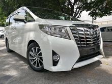 2015 Toyota Alphard 2.5 G FULL SPEC UNREG