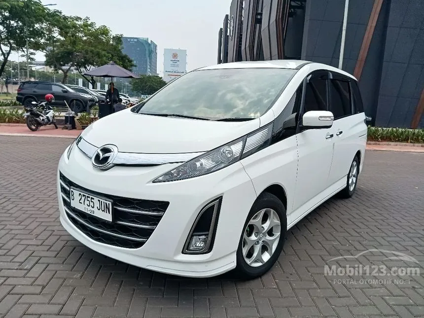 Jual Mobil Mazda Biante 2013 2.0 di Banten Automatic MPV Putih Rp 145.900.000