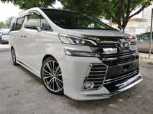 2016 Toyota Vellfire 2.5 ZG Z G MODELISTA SUNROOF UNREG
