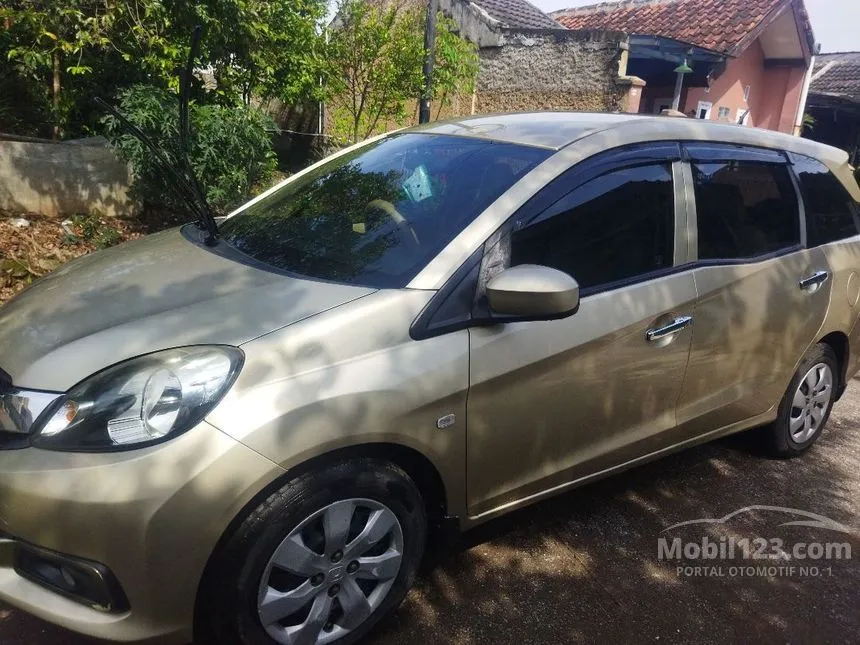 Jual Mobil Honda Mobilio 2014 S 1.5 di Jawa Barat Manual MPV Emas Rp 99.999.999