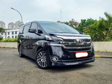 2016 Toyota Vellfire 2.5 G Van Wagon hitam pajak panjang 1 tahun siap pakai
