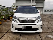 Toyota Vellfire ZG Audioless At 2013 Putih Dijamin Murah Full Ori