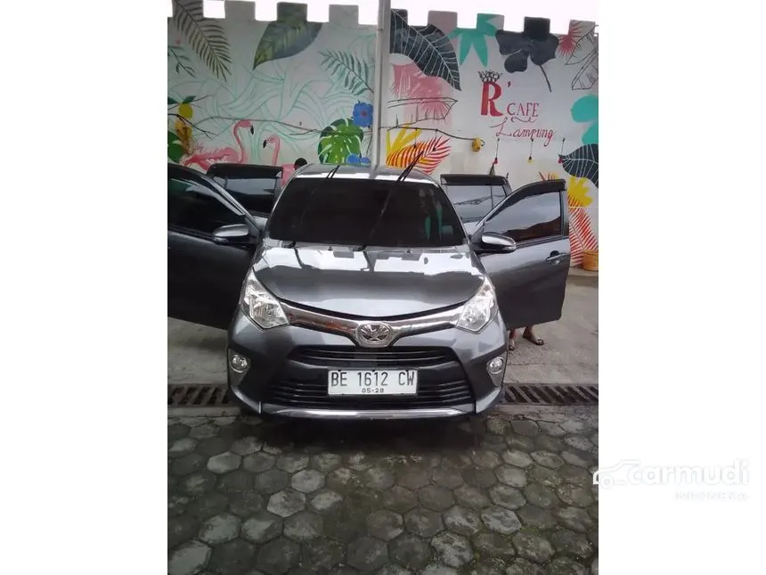 Jual Mobil Toyota Calya 2018 G 1.2 di Lampung Automatic MPV Abu