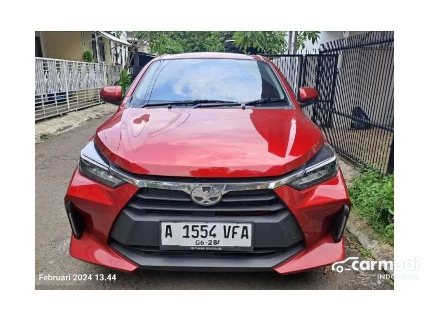 Jual Mobil Toyota Agya 2023 G 1.2 di DKI Jakarta Automatic Hatchback Merah Rp 153.000.000