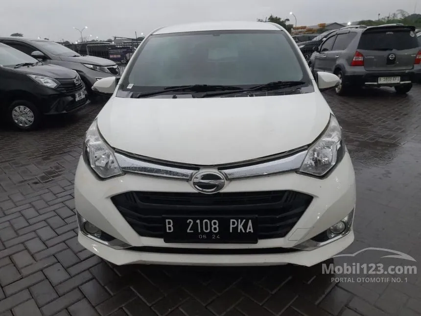 Jual Mobil Daihatsu Sigra 2019 R 1.2 di Banten Manual MPV Putih Rp 92.000.000