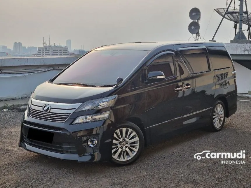Jual Mobil Toyota Vellfire 2014 ZG 2.4 di DKI Jakarta Automatic MPV Hitam Rp 337.000.000
