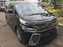 2015 2016 Toyota Vellfire 2.5 ZG PREMIUM SOUND NEW MODEL BLACK