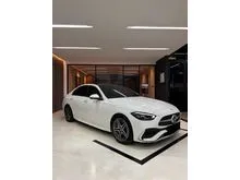 2024 Mercedes-Benz C300 2.0 AMG Line Sedan (Faktur 2025) White on Black Odo 1 Rb (TERMURAH) LIKE NEW