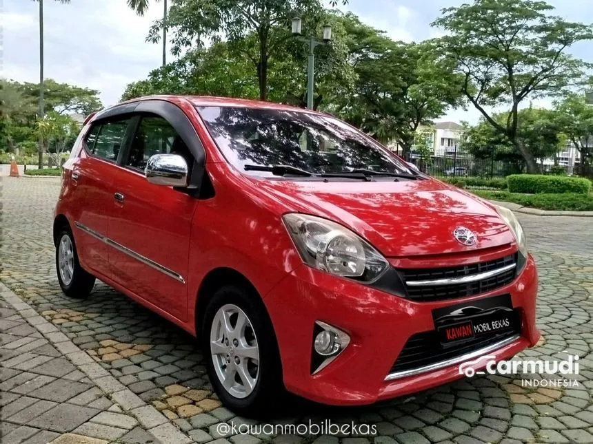 Jual Mobil Toyota Agya 2015 G 1.0 di DKI Jakarta Automatic Hatchback Merah Rp 90.000.000