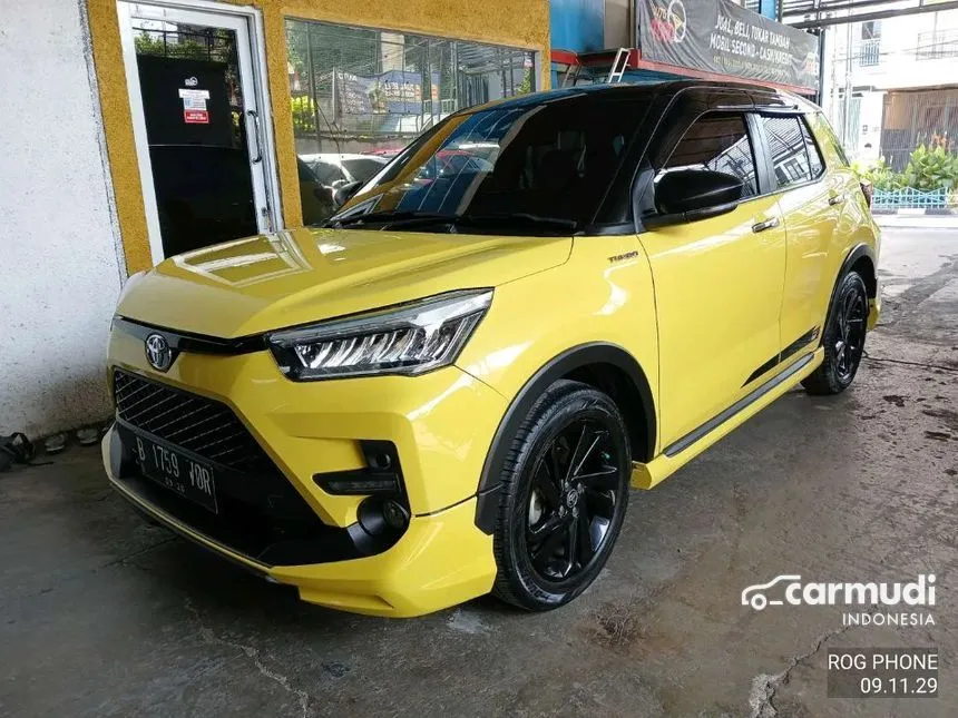 Jual Mobil Toyota Raize 2021 GR Sport TSS (2 Tone) 1.0 di DKI Jakarta Automatic SUV Kuning Rp 206.000.000