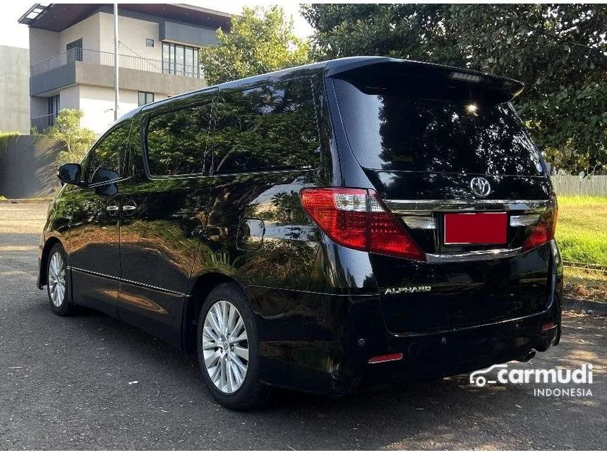Jual Mobil Toyota Alphard 2012 S 2.4 di Jawa Barat Automatic MPV Hitam Rp 249.000.000