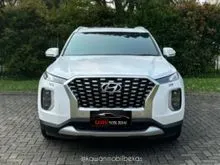 ( TDP 89jt ) Hyundai PALISADE 2.2D SIGNATURE DIESEL 4x2 AT 2021 Putih •  White on Burgundy Kondisi Istimewa Dan Dijamin Siap Pakai #kawanmobilbekas
