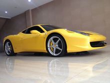 2011 Ferrari 458 4.5 Italia Coupe Km 2700 Record Service ATPM No Pol B 2 DIA Stnk Baru Warna Spesial Hanya 1 Di Indonesia