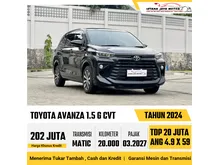 2024 Toyota Avanza 1.5 G MPV Matic Hitam Kondisi Special Siap Pakai Harga Termurah