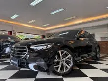 2024 Mercedes-Benz E200 2.0 Exclusive Line Sedan New Model [Km4.000] Nik2024 Black On Black Panoramic Sunroof PBD ATPM Wrnty5Thn #AUTOHIGH #BEST DEAL