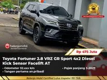 2024 Toyota Fortuner 2.8 GR Sport 4X2 SUV 4x2 Diesel Kick Sensor AT Hitam 2024 [ GARANSI 5TH ]