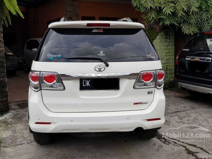 Jual Mobil  Toyota Fortuner  2013 V 2 7 di Bali  Automatic 