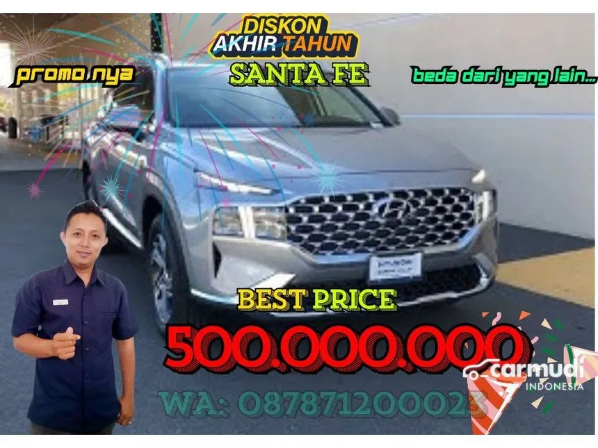 Jual Mobil Hyundai Santa Fe 2023 Prime 2.5 di DKI Jakarta Automatic SUV Silver Rp 525.000.000