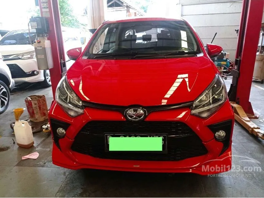 Jual Mobil Toyota Agya 2021 TRD 1.2 di Banten Automatic Hatchback Merah Rp 135.000.000