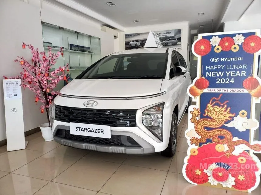 Jual Mobil Hyundai Stargazer 2024 Prime 1.5 di DKI Jakarta Automatic Wagon Putih Rp 288.000.000