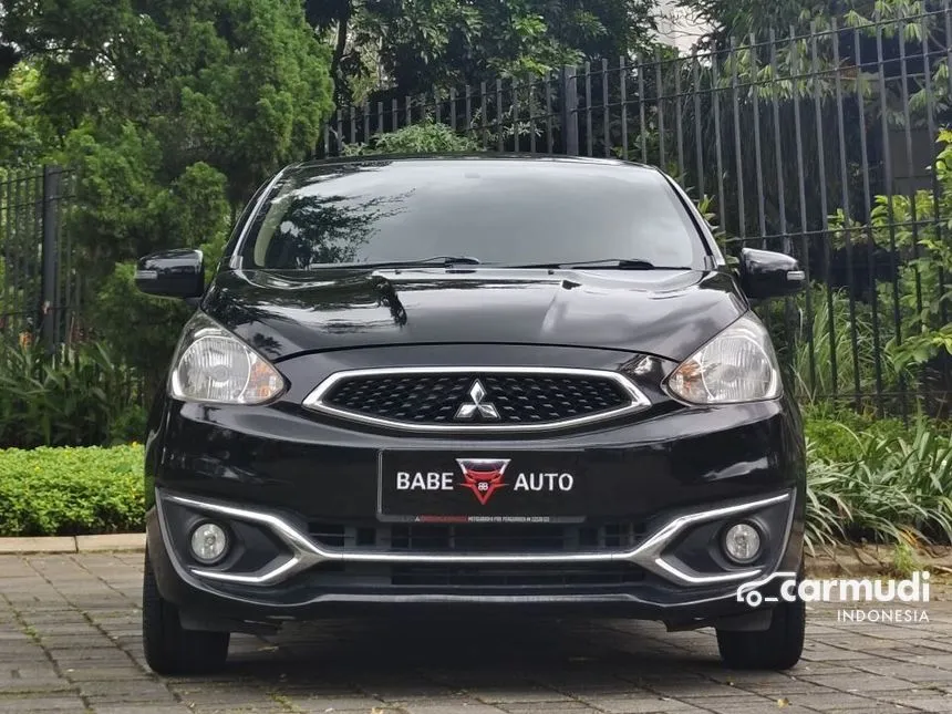 Jual Mobil Mitsubishi Mirage 2017 EXCEED 1.2 di DKI Jakarta Automatic Hatchback Hitam Rp 120.000.000