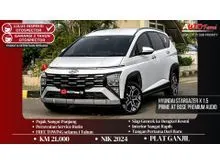 2024 Hyundai Stargazer X 1.5 Prime MPV KM 21.000 Hyundai Stargazer X 1.5 Prime AT NIK 2024 Bose Premium Audio Matte Optic White Matte On Black