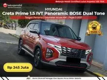 2022 Hyundai Creta 1.5 Prime SUV IVT Panoramic BOSE 2022/2023 [ GARANSI 5TH ]