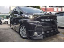 2015 Toyota Vellfire 2.5 Z edition with bodykits
