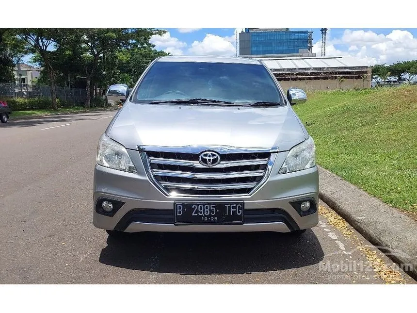 Jual Mobil Toyota Kijang Innova 2015 G 2.0 di Banten Manual MPV Abu