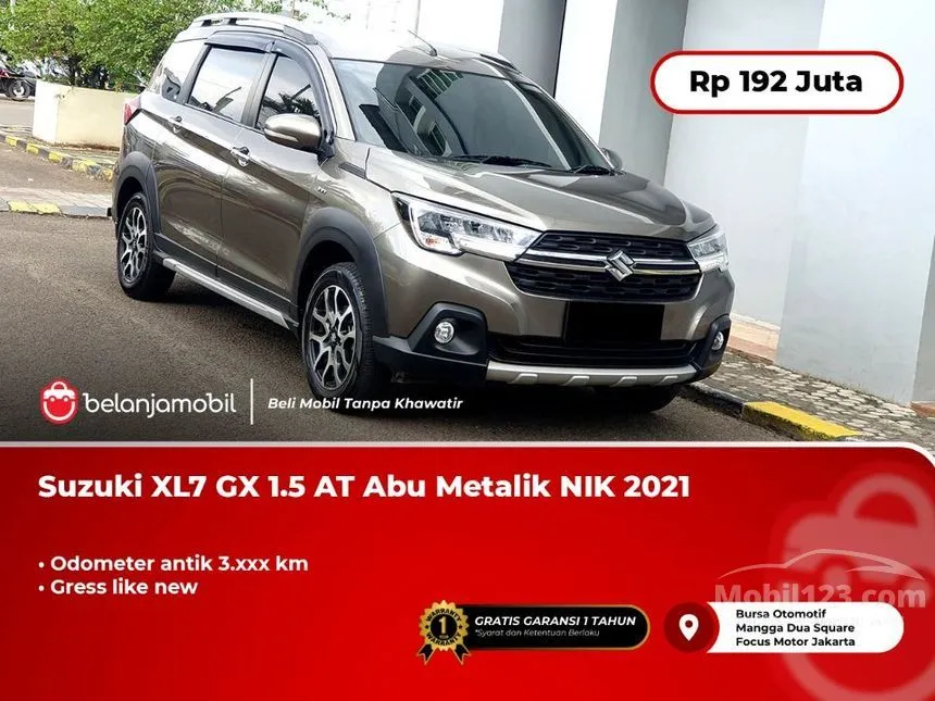 Jual Mobil Suzuki XL7 2021 Alpha 1.5 di DKI Jakarta Automatic SUV Abu