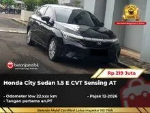 2023 Honda City 1.5 Sedan CVT Sensing AT Hitam Mutiara NIK 2023 [ LOW KM 22RB ]