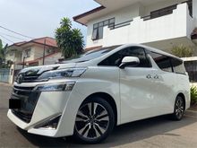 2018 Toyota Vellfire 2.5 G Van Wagon Facelift Km.28.000 TDP 275 JT White Pilotseat Hub Sandy 2019 Alphard