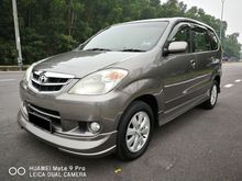 STOCK CLEARANCE - TOYOTA AVANZA 1.5G - INSTALLMENT FROM RM 4XX ONLY