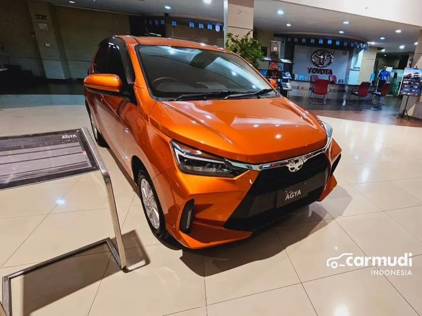Jual Mobil Toyota Agya 2024 G 1.2 di Banten Automatic Hatchback Orange Rp 160.400.000