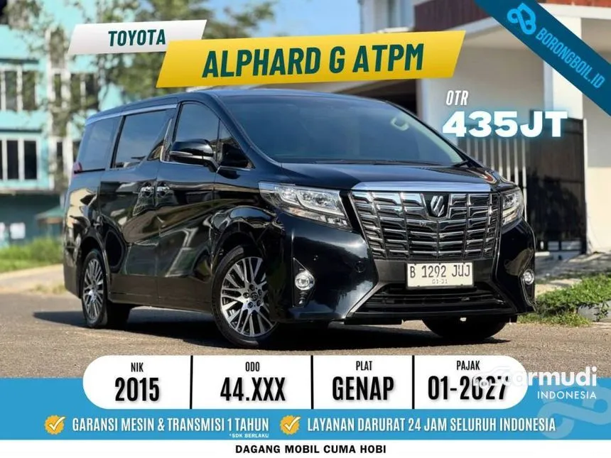 2015 Toyota Alphard G MPV