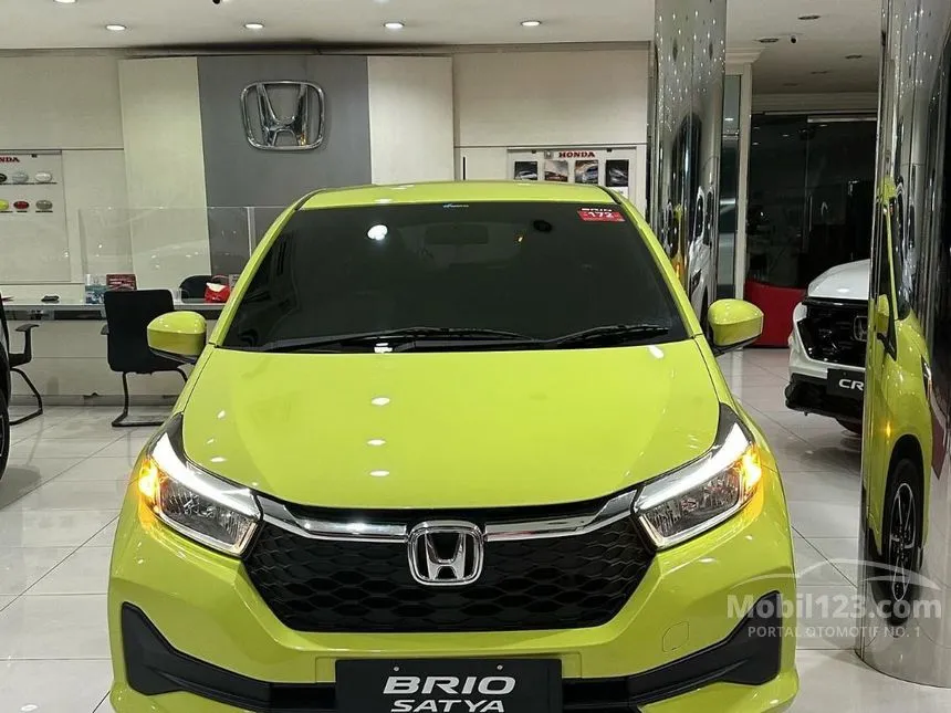 Jual Mobil Honda Brio 2024 E Satya 1.2 di Banten Automatic Hatchback Hijau Rp 152.900.000