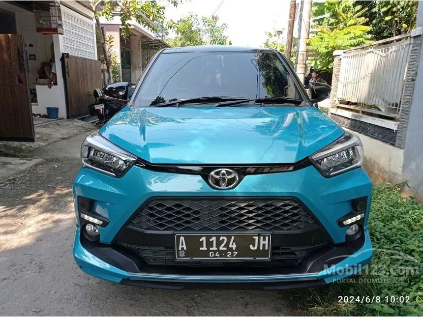 Jual Mobil Toyota Raize 2022 GR Sport 1.0 di Banten Automatic Wagon Biru Rp 208.000.000