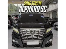 2016 Toyota Alphard 2.5 GSC Package MPV SC Black Hitam 2017