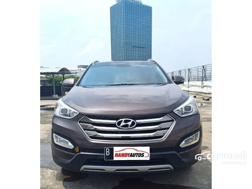 Jual Mobil Hyundai Santa Fe 2014 2.4 di DKI Jakarta Automatic SUV Coklat Rp 219.000.000