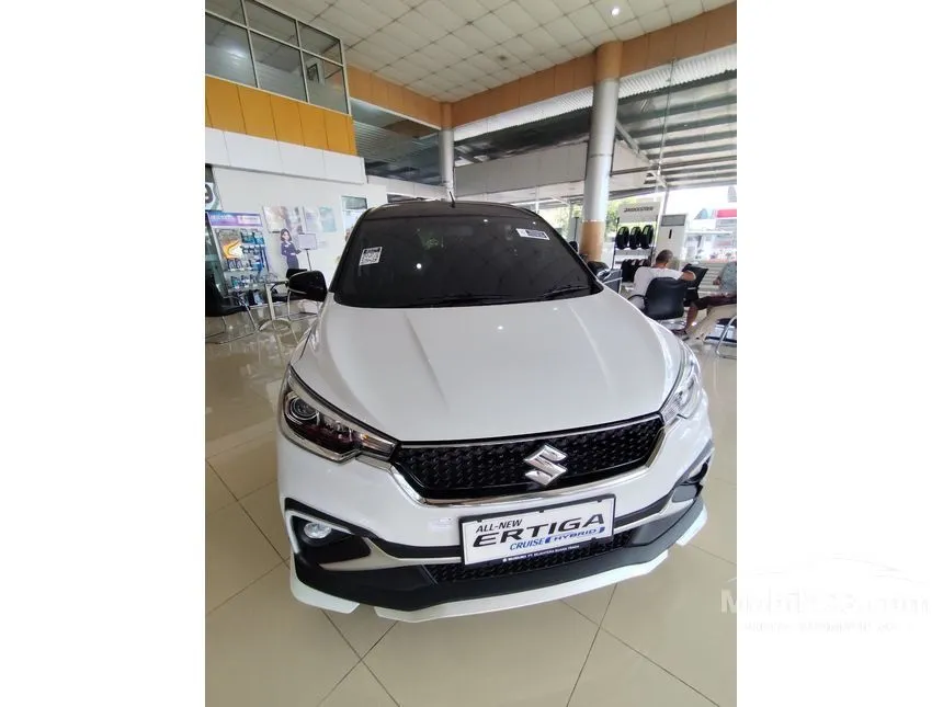 Jual Mobil Suzuki Ertiga 2024 Hybrid Cruise (2 Tone) 1.5 di Banten Automatic MPV Putih Rp 170.000.000