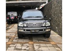 2004 Toyota Cygnus LX470 black int beige km 90rb facelift