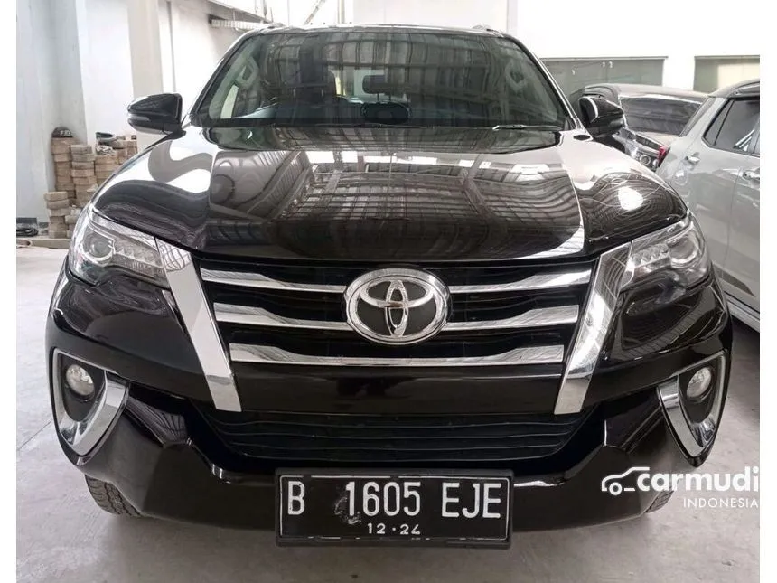 Jual Mobil Toyota Fortuner 2019 G 2.4 di Banten Automatic SUV Hitam Rp 369.900.000