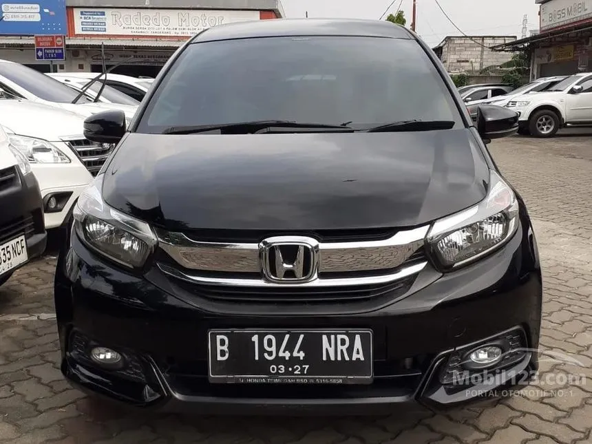 Jual Mobil Honda Mobilio 2017 E 1.5 di Banten Automatic MPV Hitam Rp 138.000.000
