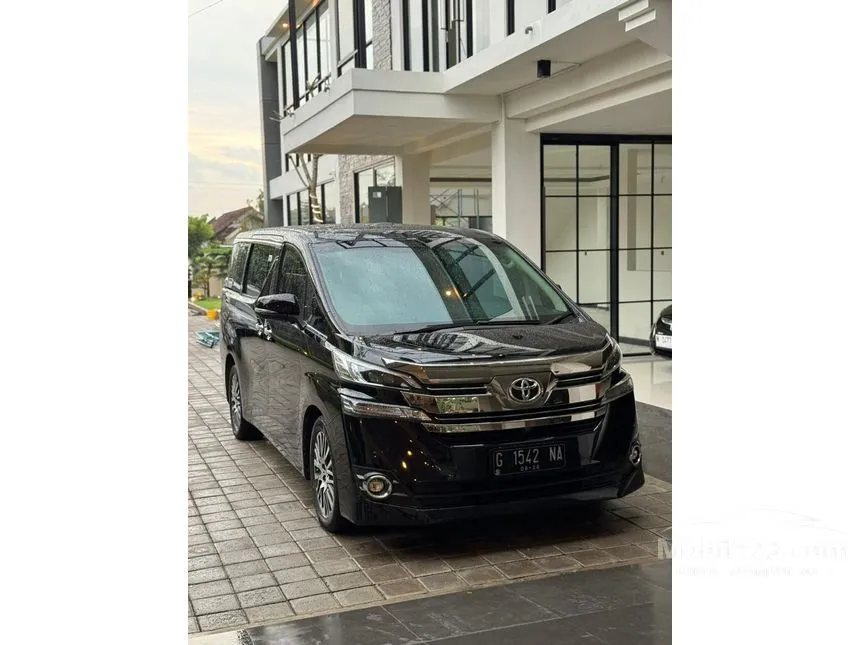 Jual Mobil Toyota Vellfire 2015 G 2.5 di Jawa Timur Automatic Van Wagon Hitam Rp 750.000.000